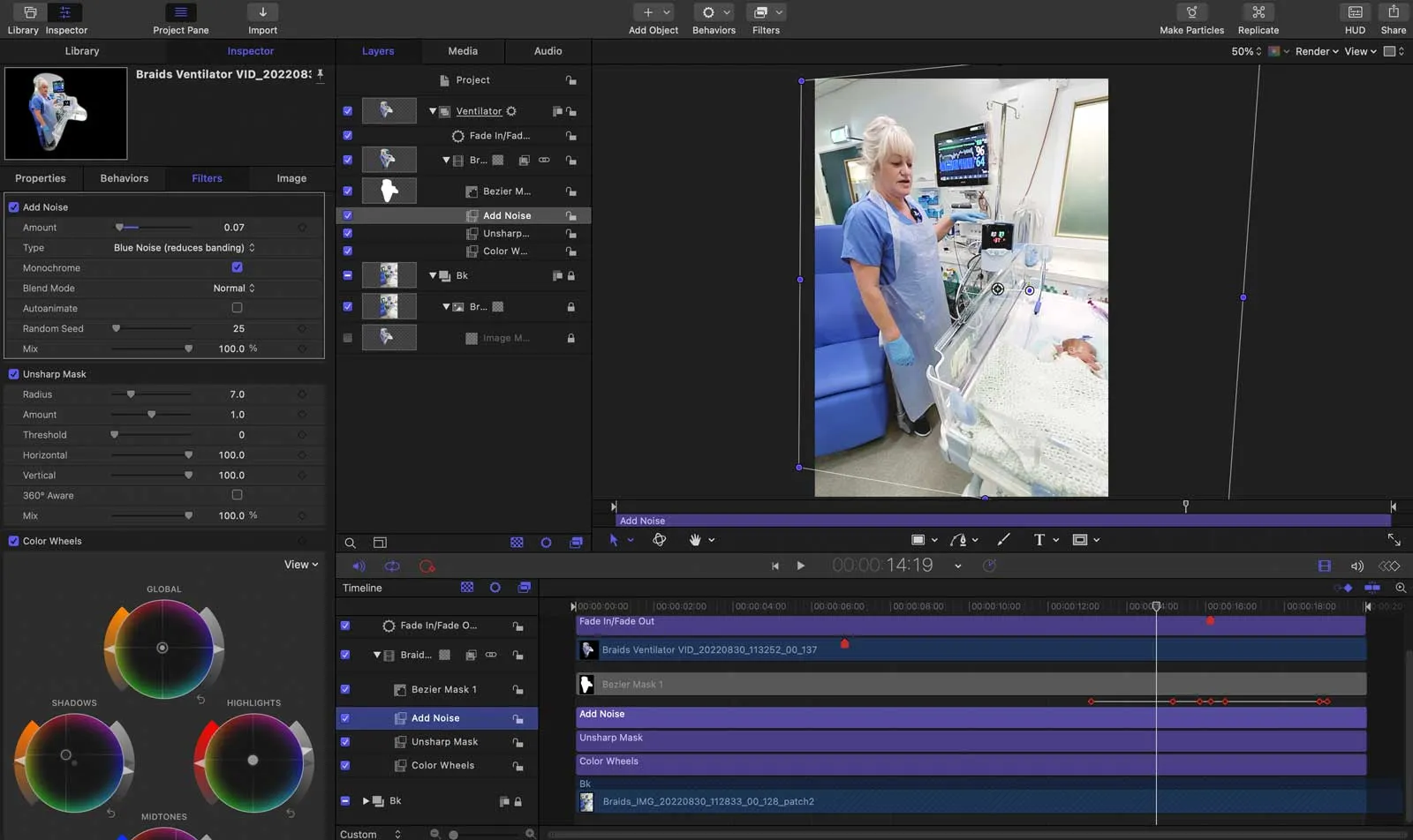 360 video masking