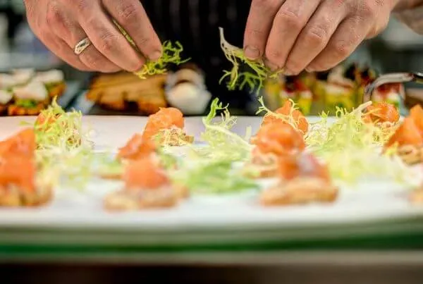 Food Photography Salmon Canape