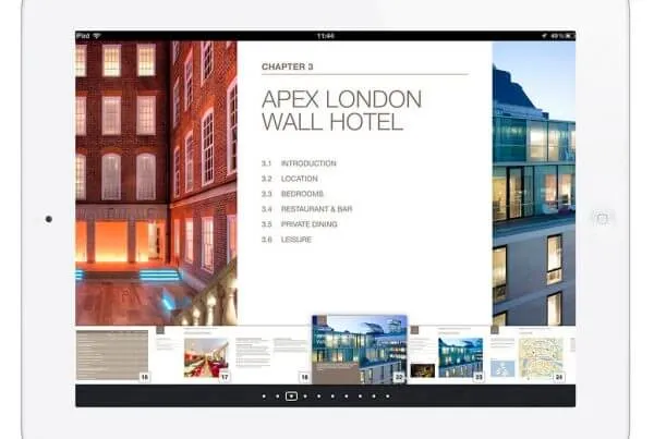 iBook iPad Apex Hotels